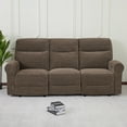thumbnail image 1 of MCombo 87.8" Small Table, Wall Hugger, USB Ports Sofa, Brown, 1 of 10