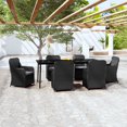 thumbnail image 4 of vidaXL Patio Dining Set Outdoor Dining Set Table and Chair Set for Garden, 4 of 25