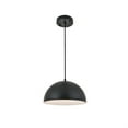 thumbnail image 4 of Forte 1 light black Pendant, 4 of 5