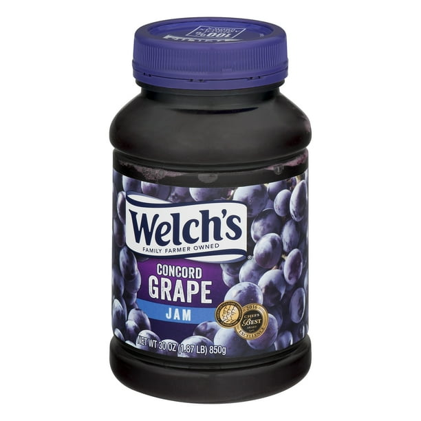 4 Pack Welch S Concord Grape Jam 30 Oz Walmart Com Walmart Com