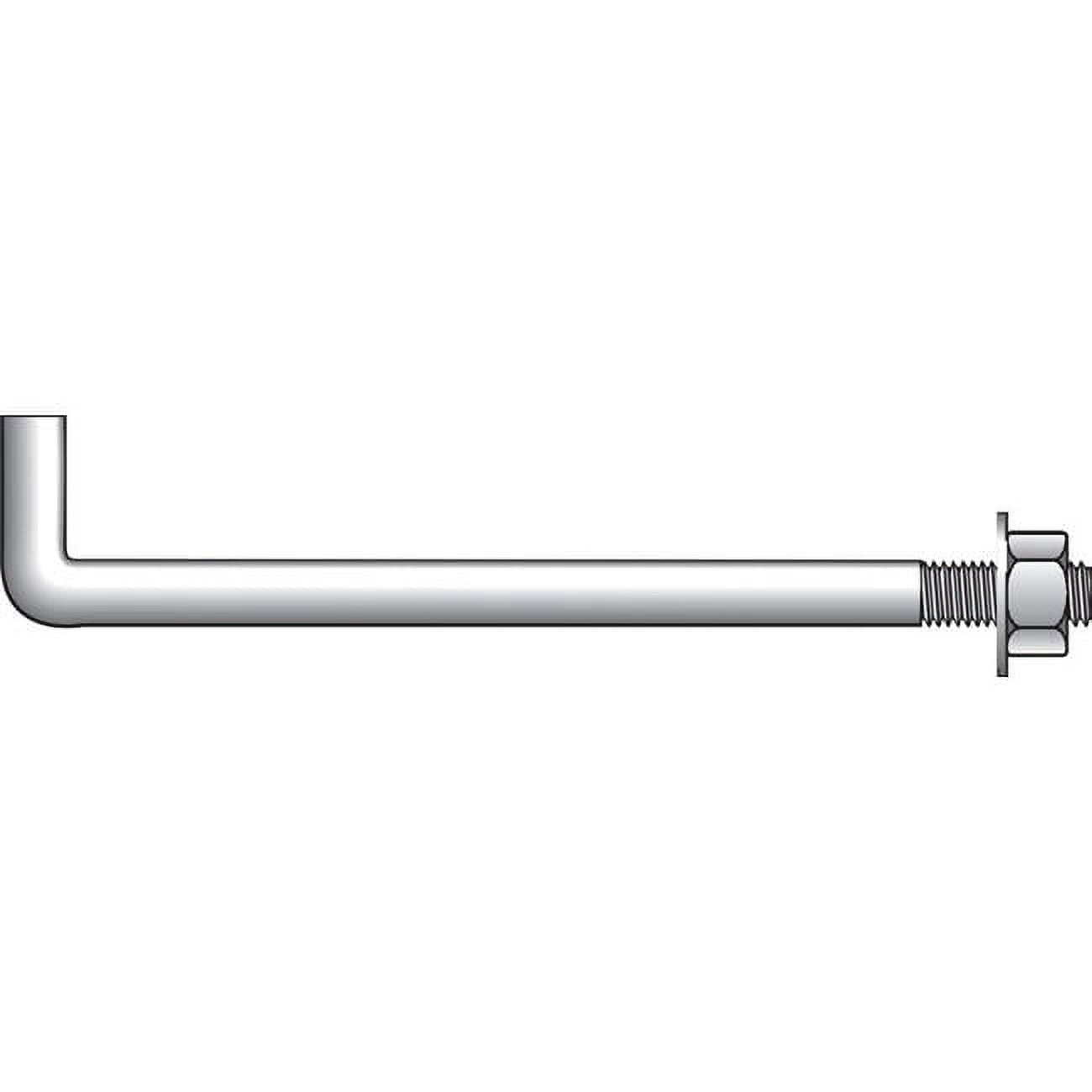 Hillman 5360482 0.75 in. Dia. x 12 in. Steel Round Head Anchor Bolts - Pack of 10