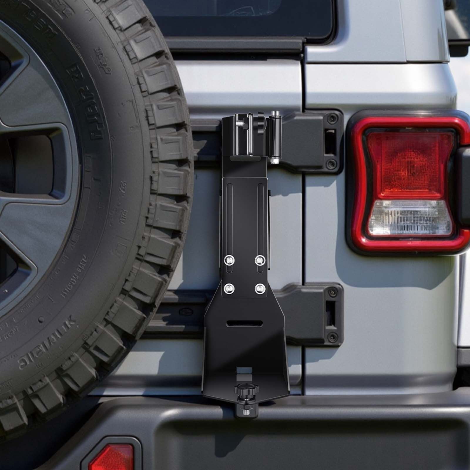 High lift jack mounting bracket, off-road agricultural fixation kit, compatible with Wrangler YJ/TJ/JK/JL 1986-2024