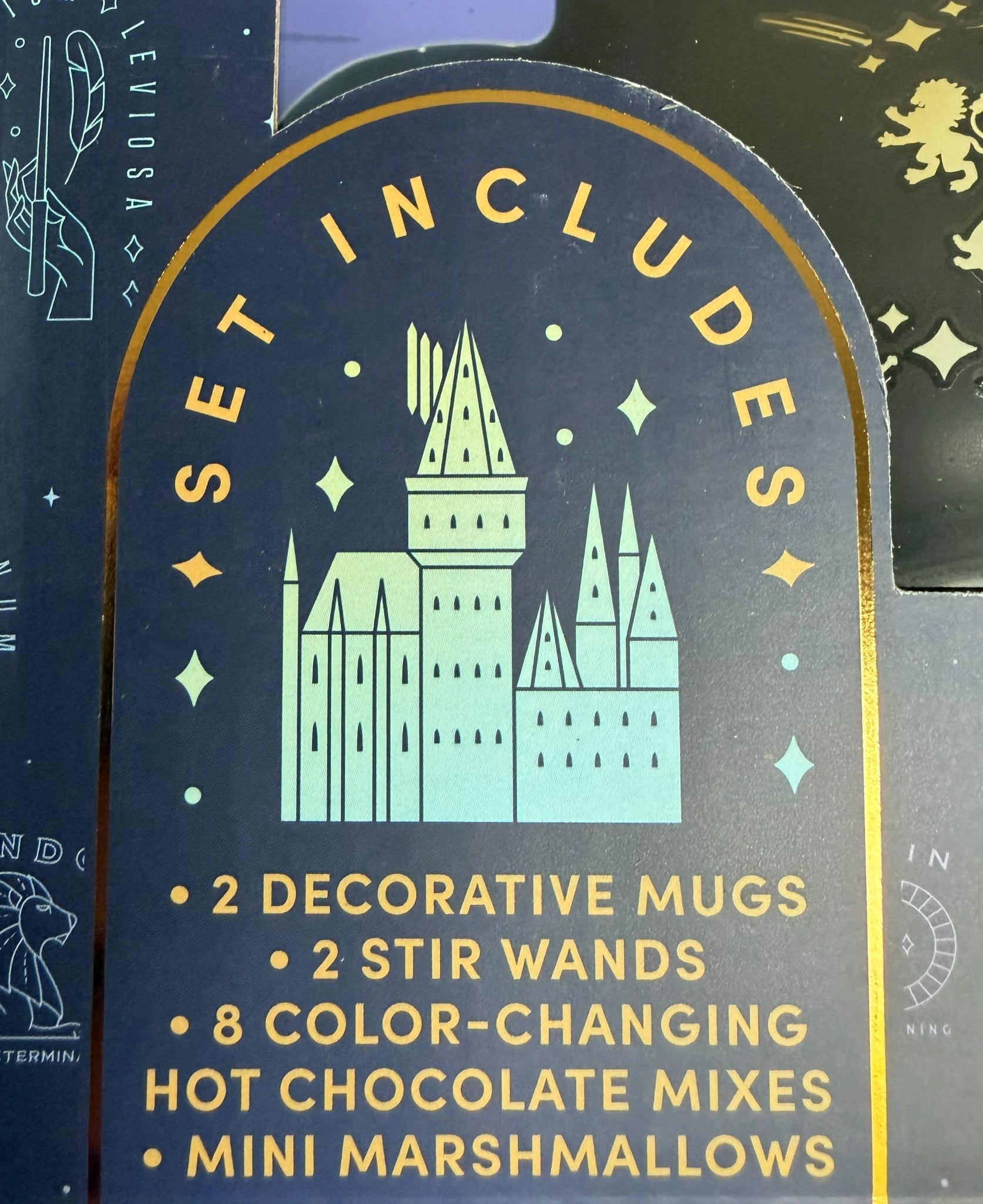 Harry Potter Color Changing Hot Cocoa Holiday Gift Set, 8 Colors with Mini Marshmallows - Hogwarts 2026