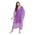 thumbnail image 2 of Caftans Longs pour Femmes Grande Taille Robe Caftan Robe de Soirée Fête Été Plage Robe d'Été Manches Kimono Longues Robes Décontractées en Ligne, 2 of 7