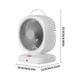 thumbnail image 5 of Ventilador de escritorio USB con luz y sonido LED - Batería de 2000mAh, funcionamiento silencioso de 5 velocidades, aspas de 8 pulgadas para oficina y hogar, 5 of 6