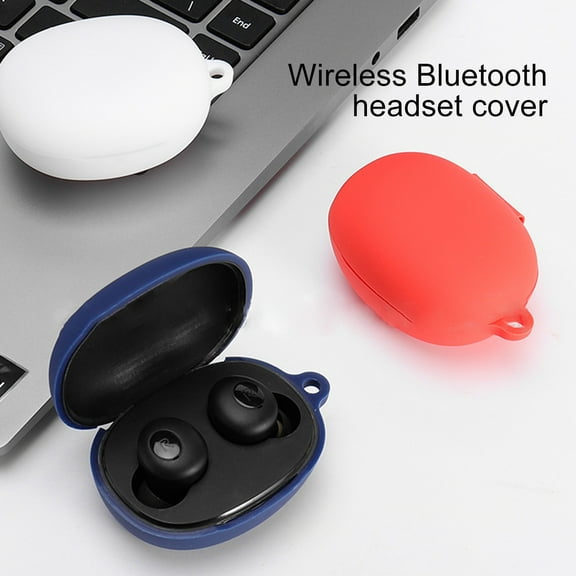 Xinyolin Soft Anti-fall Silicone Case Protective Cover Protector for Realme Buds QWireless Earphone