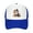 Blue, variant on Cute Cat Unisex Trucker Hats for Men Women Adjustable Casual Baseball Caps for Outdoor Activities Dad Cap