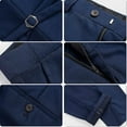 thumbnail image 5 of Mens 3 Piece Suit Shawl Lapel One Button Tuxedo Premium Dinner Jacket Vest Pants Set, 5 of 5