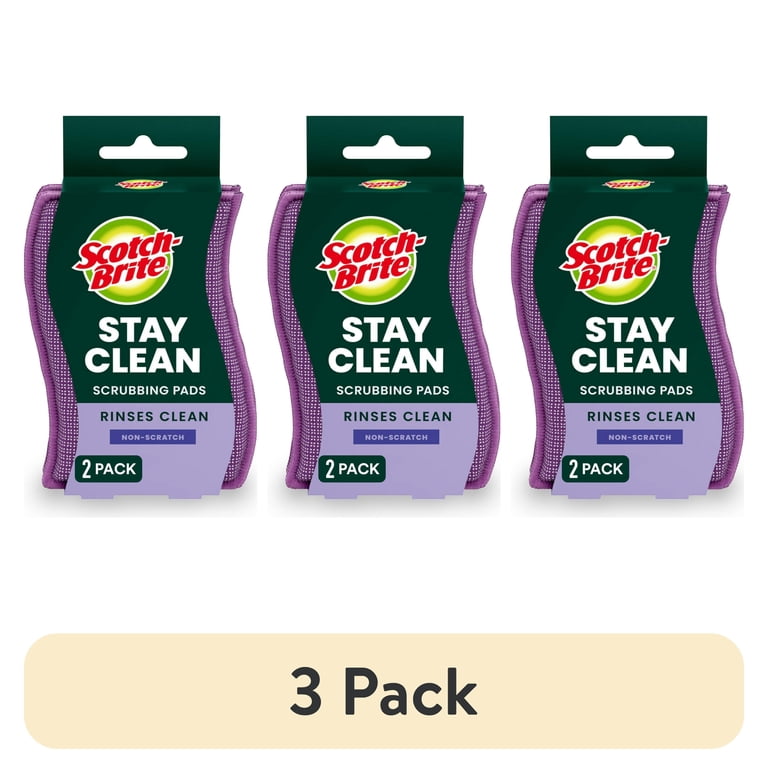 Scotch-Brite Dobie Stay Clean Scrubbers, 2 Count photo 1