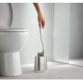 thumbnail image 3 of Joseph Joseph Duo Slim Stainless Steel Slim Freestanding Toilet Brush and Holder Set – Rust-Resistant Bathroom Cleaning Tool with Holder, Space-Saving Design, Durable Bristles for Home & Apartment, 3 of 5