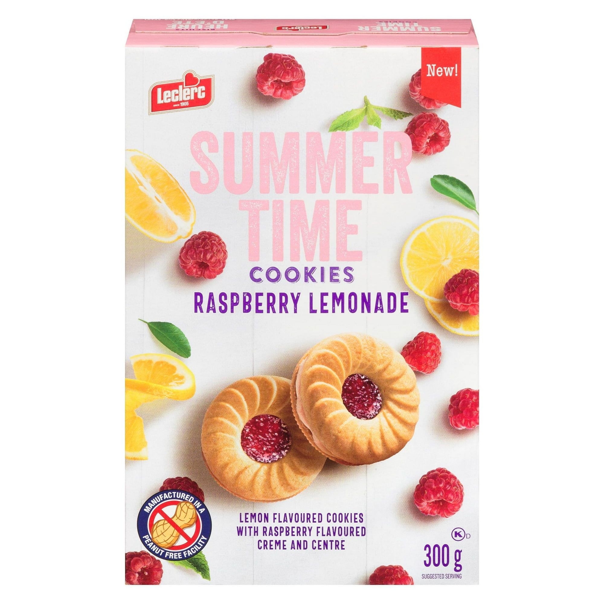 Heure D'ete Limonade a la Framboise Biscuits Leclerc