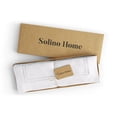 thumbnail image 3 of Solino Home Linen Placemats Set of 4 - Double Hemstitch White Placemats 14 x 19 Inch - 100% Pure Linen Table Place Mats for Winter, Mothers Day, Spring, Easter, 3 of 4