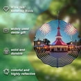 thumbnail image 2 of Vibrant Metal Hanging Wind Spinners & Chimes - Circular Pattern Design for Yard & Garden Perfect for Festive Outdoor Decor, 2 of 6