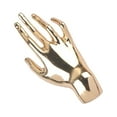 thumbnail image 3 of QccHieUs Women Brooch Lapel Pin Hand Shape Metal Lightweight Scarf Coat Lapel Pin Sweater Gold, 3 of 9