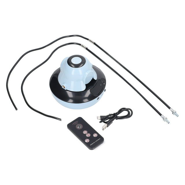 Machine à Sauter à Corde Électronique Automatique avec Télécommande LED, Corde à Sauter Intelligente Bleu Ciel