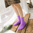 thumbnail image 5 of Generic Colorful Fashion Ankle Socks For Ladies Women Fuzzy Cozy Slipper Socks Warm Soft Winter Plush Home Sleeping Socks Mid-Calf Socks For Women, 5 of 9