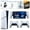 Glacier White, variant on Sony PlayStation 5 Slim Digital Bundle with Disc Drive, Extra Controller, Pulse Elite Headset, PlayStation Portal,  MightySkins Voucher and 1 Year Extended Warranty - Starlight Blue