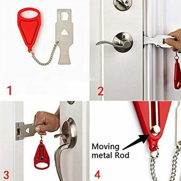 Portable door lock discount