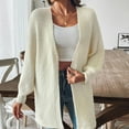thumbnail image 6 of Fall Outfits for Women 2025 Cardigan Sweaters for Women Solid Color Fall And Winter Loose Long Sleeve Fashion Cardigan Top Coat, 6 of 8