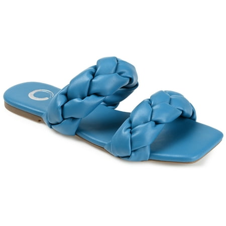 

Journee Collection Womens Arietta Slide Low Block Heel Sandals