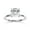 White Gold, variant on Solitaire Engagement Rings For Women, Center 8mm Cushion Cut Lab Created Moissanite Wedding Anniversary Ring in 10K Solid Rose Gold Size-10