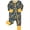 Engineering Vehicle, variant on Bamboo Viscose Baby Convertible Footie Pajamas, Sleep and Play Footed Zipper Sleeper for Baby Boys - Forest Elk