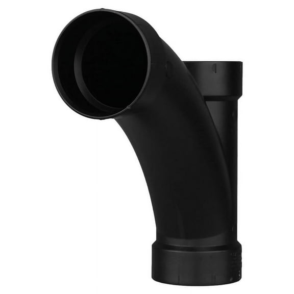 Charlotte Pipe 4 in. Hub x 4 in. Dia. Hub ABS Wye