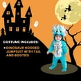 thumbnail image 5 of Studio Halloween Darling Dinosaur Blue Costume Child's 2T, 5 of 5