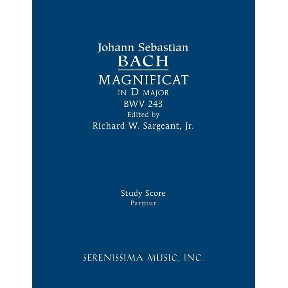 Magnificat in D major, BWV 243: Study score, (Paperback)