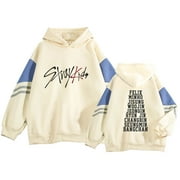 HAOMING Stray Kids Bangchan Felix Hyunjin Kpop Merch Hoodie - Unisex KARMA Album Graphic Cosplay Streetwear Long Sleeve Sweatshirt