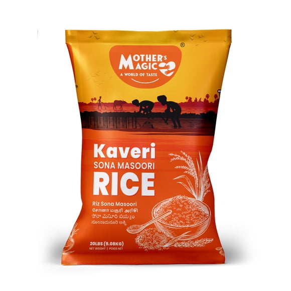 Mother Magic SonaMasoori Rice 20LB