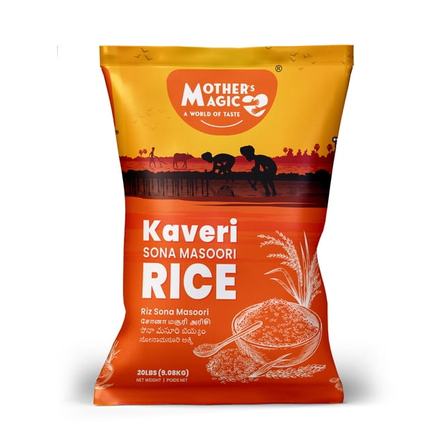 Mother Magic SonaMasoori Rice 20LB