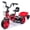 Red, variant on 12V Kids Ride On Electric Tricycle with Detachable Cargo Trailer, Toddler Electric Bike with LED Headlight, Bluetooth Music, Adjustable Seat, EVA Wheels for Ages 2-5, Red
