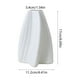 thumbnail image 3 of Jarrón decorativo de plástico blanco y verde para flores artificiales | Centro de mesa contemporáneo para el hogar y la mesa, ideal para bodas y fiestas., 3 of 6