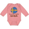 thumbnail image 3 of Inktastic I'm So Cute, I Must be Swedish Sunflower Boys or Girls Long Sleeve Baby Bodysuit, 3 of 5