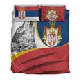 thumbnail image 3 of Ensemble de Literie Drapeau de la Serbie RLT7, 3 of 6