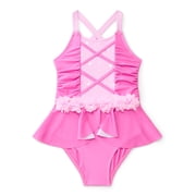 Character Toddler Girl Princess Cosplay Swimsuit, Sizes 12M-5T