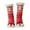 Red, variant on JeashCHAT Christmas Women Cotton Socks Print Thicker Anti-slip Floor Socks Carpet Socks