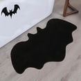thumbnail image 3 of Felpudo Fanshiluo de Halloween de 50 x 80 cm, estilo gótico negro, para exteriores, resistente, para dormitorio, con adorable decoración de Halloween y reverso de goma antideslizante. ¡En oferta!, 3 of 5