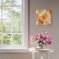 thumbnail image 4 of Framed Canvas Wall Art for Living Room Orange Transparent Leaves Wall Decor, Ombre Leaf Veins Aesthetic Paintings for Bedroom Office Kitchen Bathroom, Ready to Hang Artwork Wall Pictures 8x8 Inch, 4 of 9