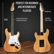 LyxPro 39 Inch Electric Guitar Beginner Kit with 20W Amp & Accessories