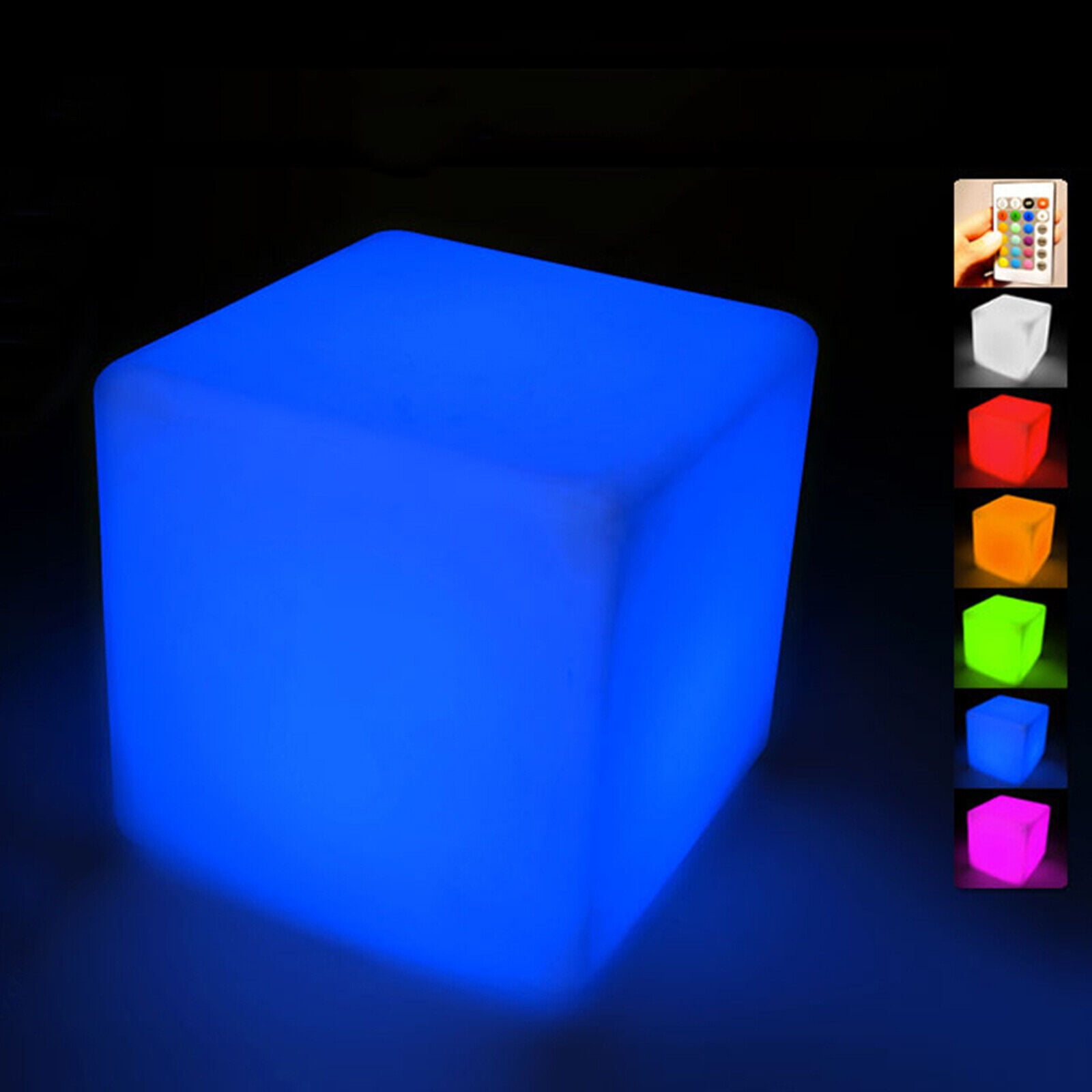 110 V Color Changing Cube Seat LED 16 RGB Cube Seat Stool for Party Club Bar LED Chairs Furniture