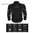 thumbnail image 3 of Dream Apparel Men's All-season Motorcycle Jacket for Enduro Dualsport Riding with 600 D polyester, Armor Foam Padding, Visibility, 3 of 9