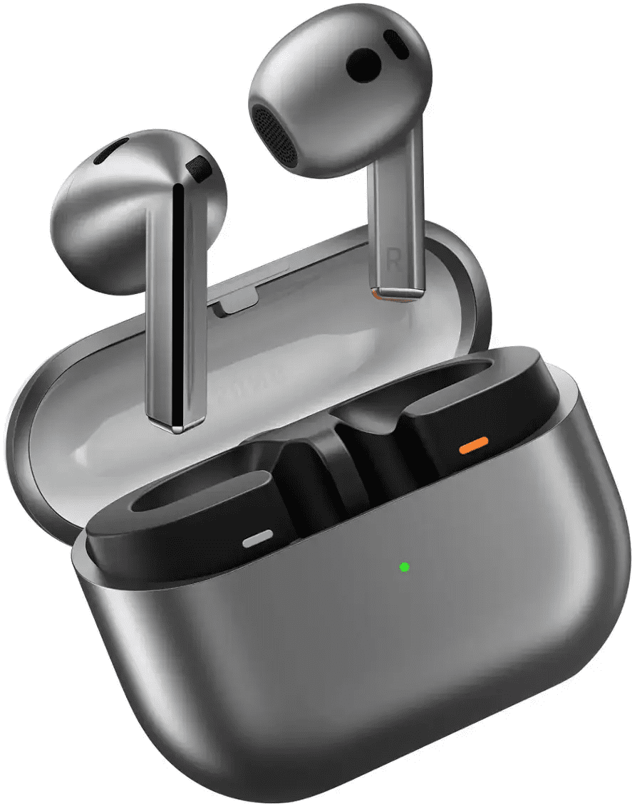 Samsung, SM-R530NZAAXAR, Galaxy Buds3, Built-in Microphone, Wireless Bluetooth In-Ear Earbuds, Bixby, Google Assistant, Smart Things and much more, Silver, 1, 1, 1