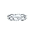 thumbnail image 4 of 3/4ct Diamond Infinity Eternity Ring 14K White Gold, 4 of 4