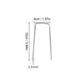 thumbnail image 2 of 20Pcs Landscape Stakes, 3.94inch Ground Stakes Garden Staples Sod Pins Weed Barrier Fabric Pins Galvanized Stakes Landscape Fabric Staples for Securing Weed Mat Landscaping Fabric Garden Tarp, 2 of 5