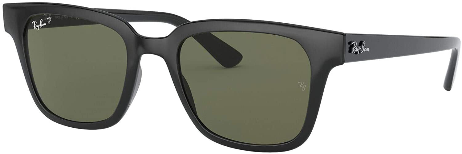 Ray-Ban Polarized Rb4323F RB4323F-601-9A51-20 Black Square Sunglasses