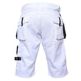 thumbnail image 4 of Skylinewears Men’s Holster Utility Cordura Reinforced Cargo Pockets 13.5” Inseam Durable Cotton Work Shorts White 32, 4 of 4