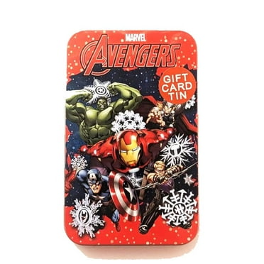 Marvel Avengers Gift Card Holder Tin Steel