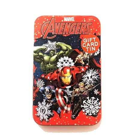 Marvel Avengers Gift Card Holder Tin Steel